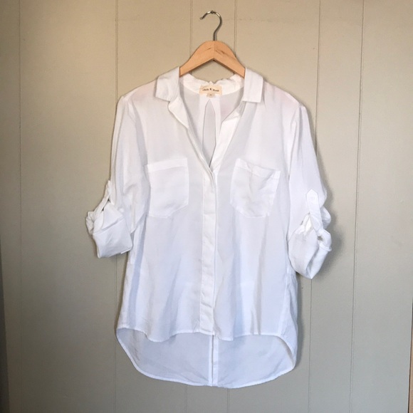 cloth & stone Tops - ♦️SOLD♦️ Anthro Cloth & Stone Button Down Shirt